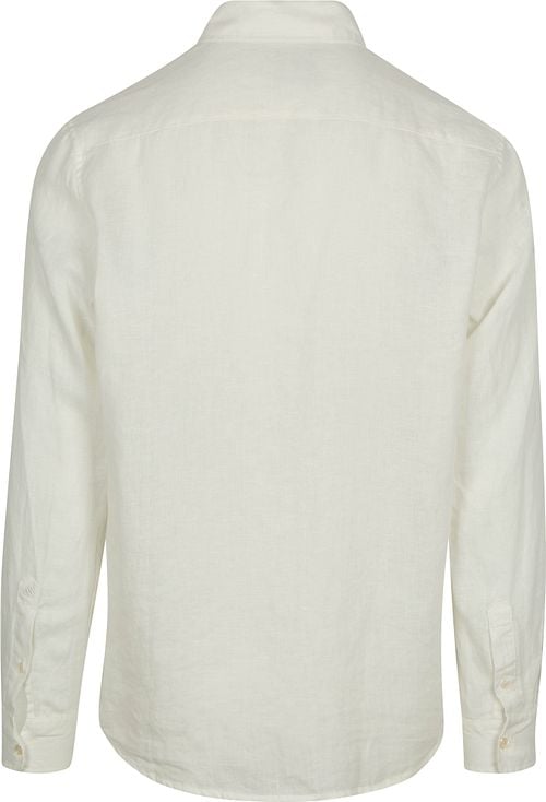 Scotch and Soda Linnen Overhemd White Product / Achterkant