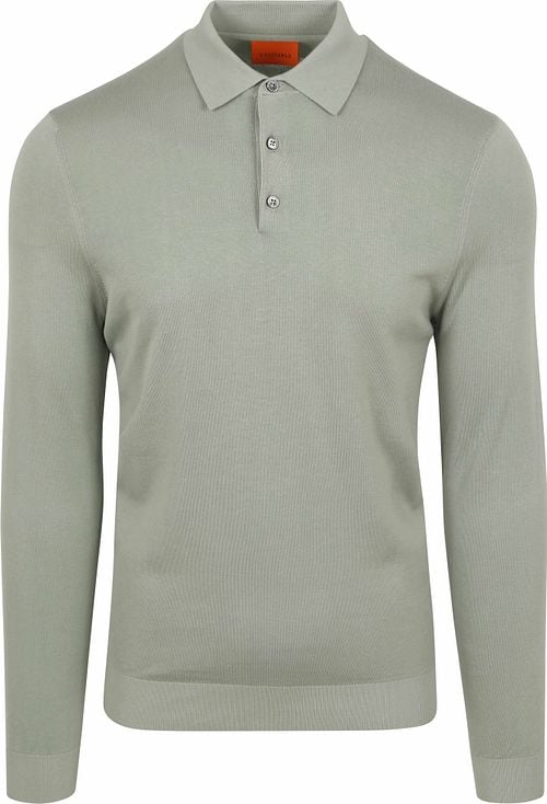 Suitable Compact Cotton Polo Shirt Light Green Product