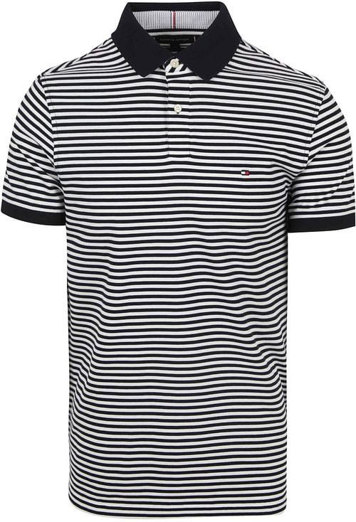 Tommy Hilfiger 1985 Polo Shirt Stripes Navy Product