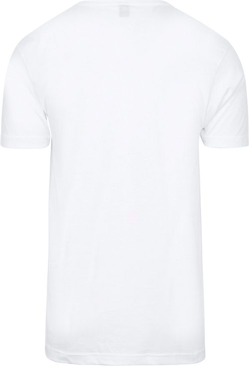 Alan Red T-Shirts West Virginia Col-V Blanc (Lot de 2) Product / Achterkant