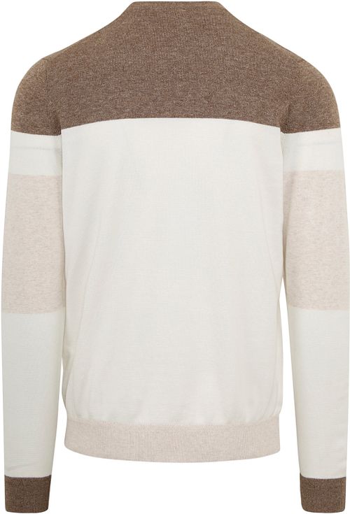 Blue Industry Pullover Stripes Brown Product / Achterkant