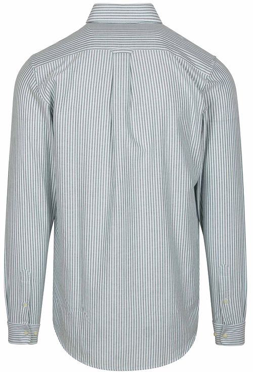 Steppin' Out Shirt Oxford Pocket Stripes Light Green Product / Achterkant