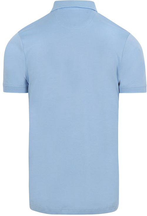 Suitable Liquid Polo Shirt Light Blue Product / Achterkant