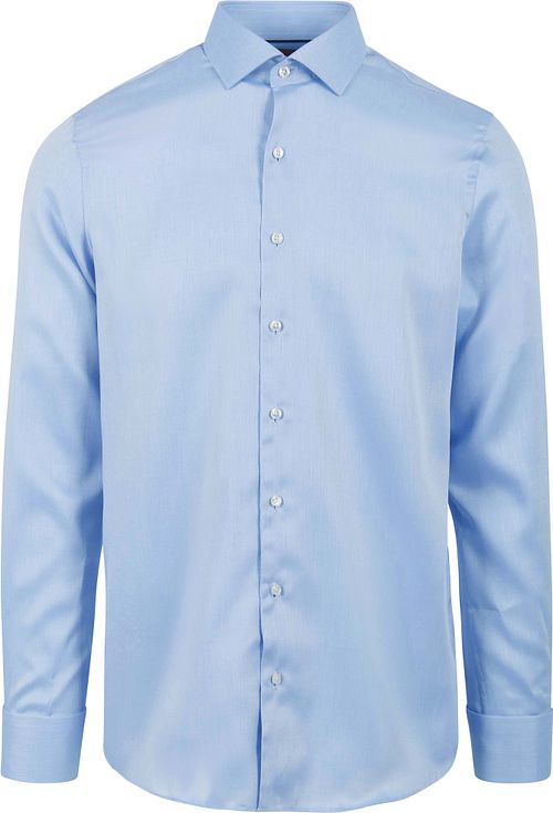 Suitable Chemise Double Poignet Bleu Product / Achterkant