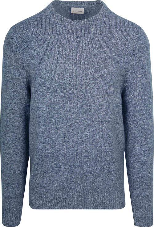 Suitable Pullover Boiled Wool Blue Product