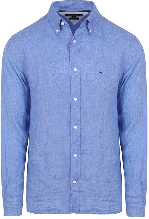 Tommy Hilfiger Hemd Leinen Blau Product