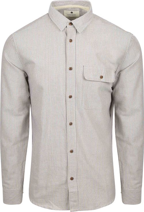 Anerkjendt Shirt Akkonrad Stripe Beige Product