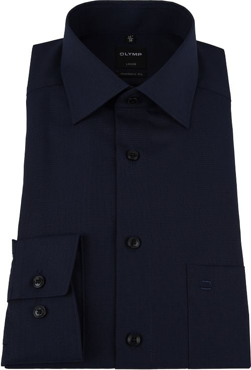 OLYMP Overhemd Luxor Modern-Fit Donkerblauw Product / Detail