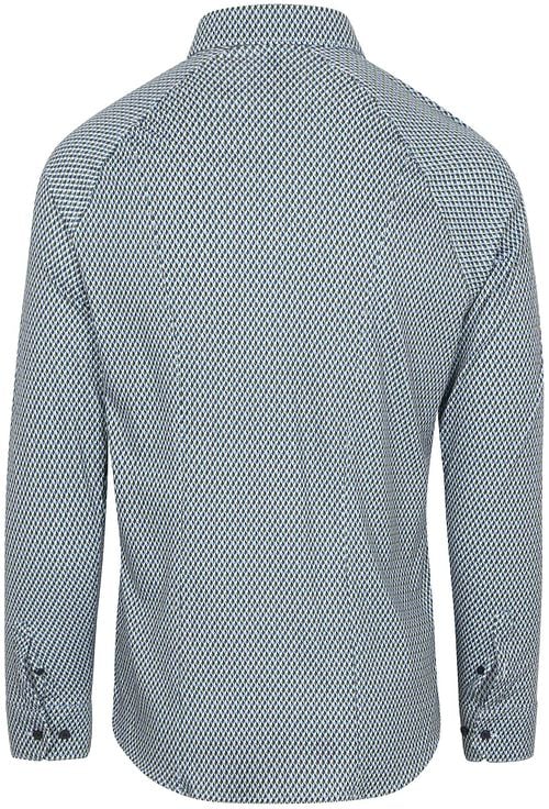 Desoto Chemise Squares Vert Bleu Product / Achterkant