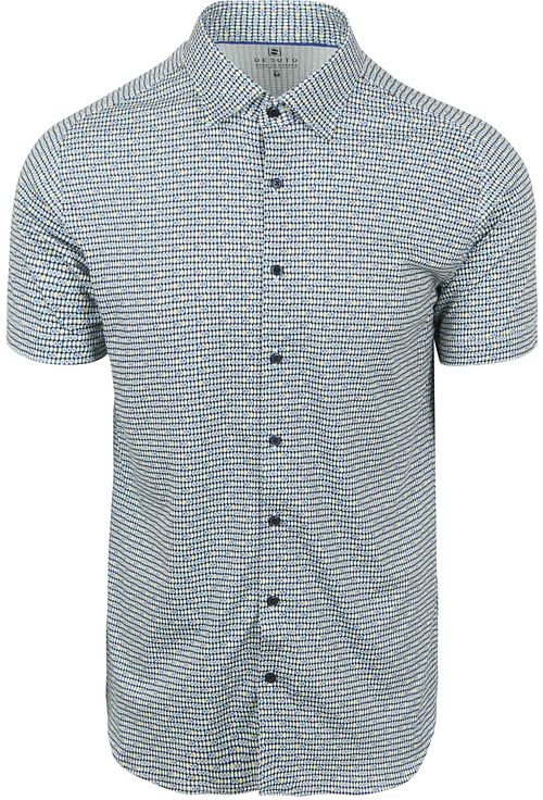 Desoto Short Sleeve Jersey Hemd Print Grün Product