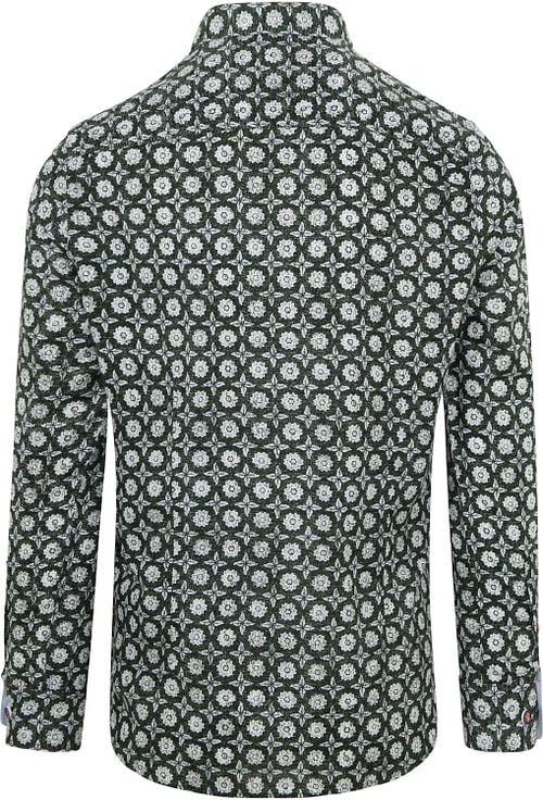 NZA Hemd Huntly Grün Mehrfarbig Blau Product / Achterkant