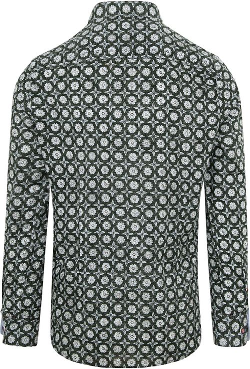 NZA Shirt Huntly Green Multicolour Blue Product / Achterkant