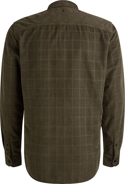 PME Legend Hemdjacke Fine Corduroy Beluga Grün