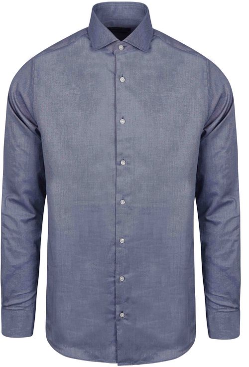 Steppin' Out Hemd Oxford Melange Blau Product