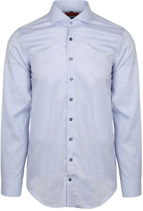 Suitable Melange Shirt Light Blue Product