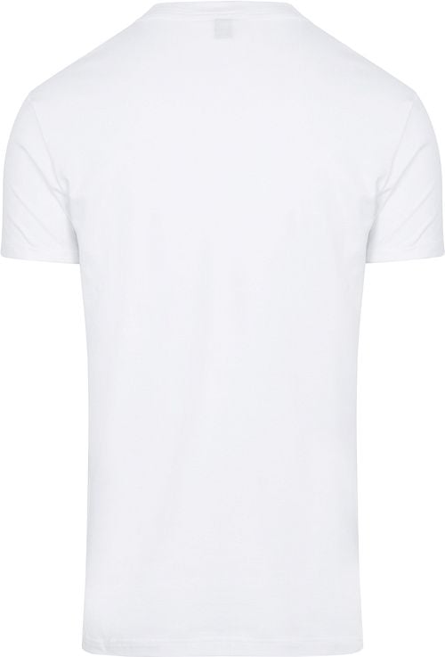 Alan Red Oakville T-shirt White 3-Pack Product / Achterkant