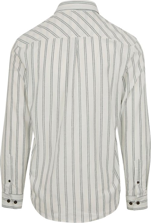 Anerkjendt Shirt Leif White Striped Product / Achterkant