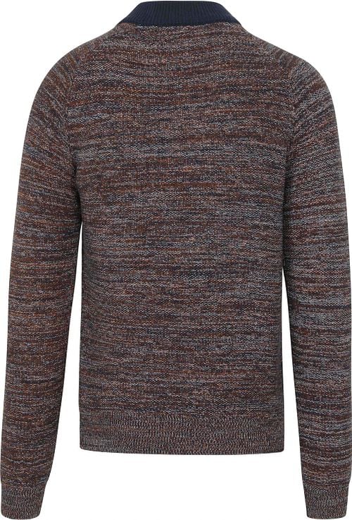 Blue Industry Sweater Melange Blue Product / Achterkant