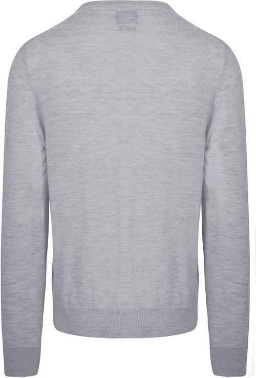 King Essentials The John Pullover Merino Grau Product / Achterkant