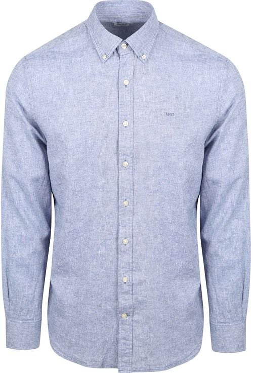 McGregor Overhemd Linnen Blend Vintage Blauw Product