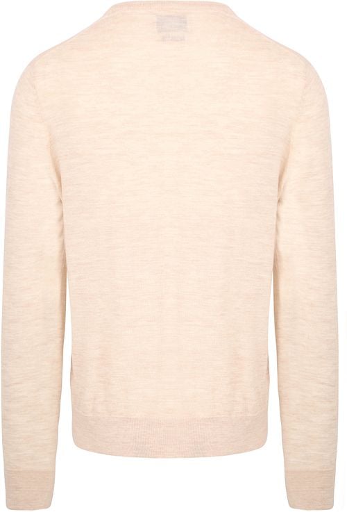 King Essentials The John Pullover Merino Ecru Product / Achterkant