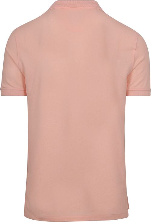 King Essentials The Rene Poloshirt Roze Product / Achterkant