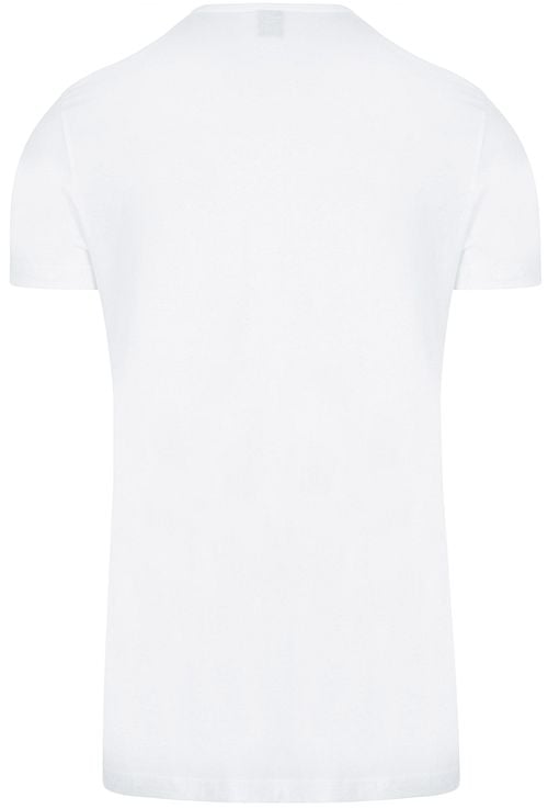 Suitable Ota T-Shirt Rundhalsausschnitt Weiß 6-Pack Product / Achterkant