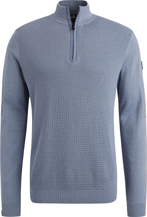 Vanguard Pullover halber Reißverschluss strukturiert Blau Product