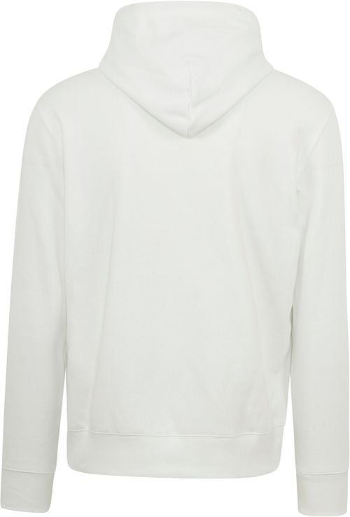 Champion Sweat Hoodie Logo Wit Product / Achterkant