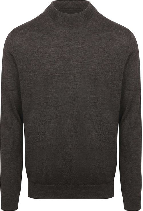 Profuomo Turtleneck Merino Pullover Dunkelbraun Product
