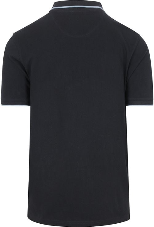 Suitable Respect Polo Shirt Tip Ferry Navy Product / Achterkant