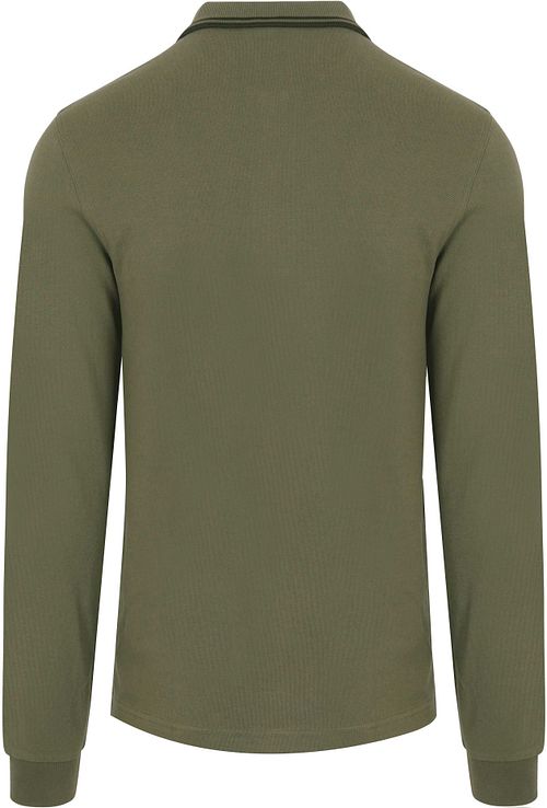 Polo à manches longues Fred Perry Vert W49 Product / Achterkant