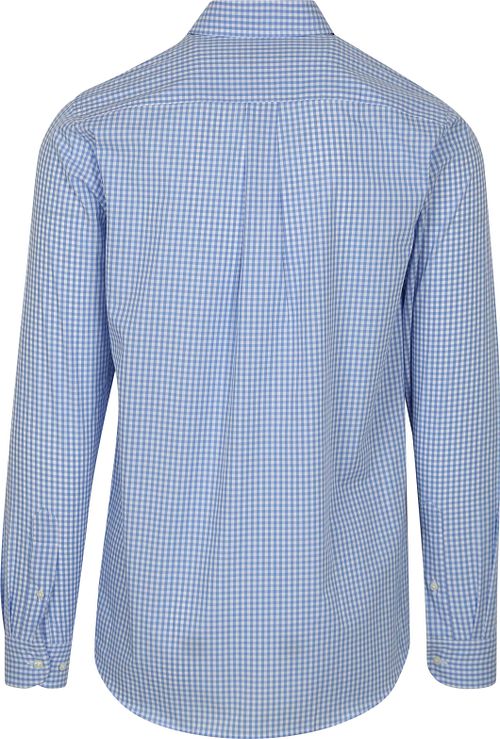 Steppin' Out Hemd Karos Hellblau Product / Achterkant