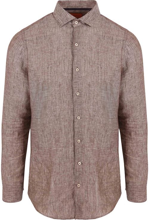 Suitable Shirt Linen Taupe Product
