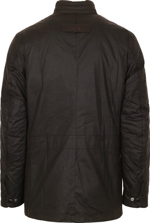 Barbour Wax Jacket Corbridge Olive Model / Achterkant