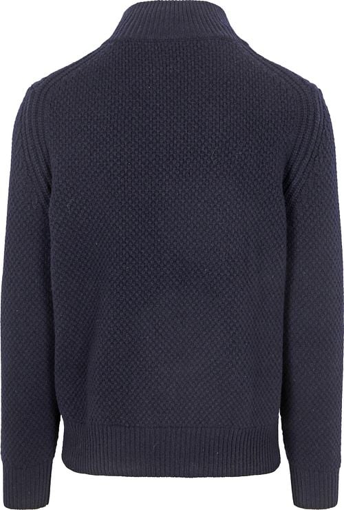 BOSS Pull Half Zip Kurano Navy Product / Achterkant