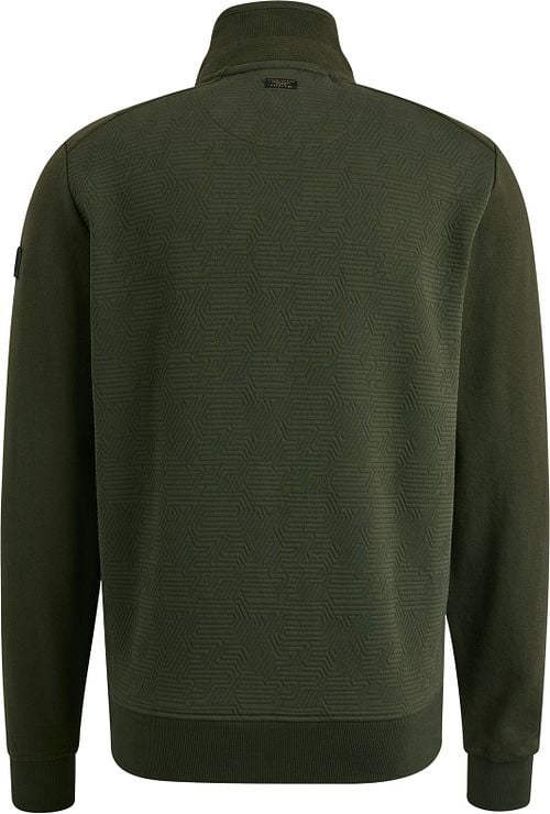 PME Legend Vest Jacquard Interlock Olijfgroen Product