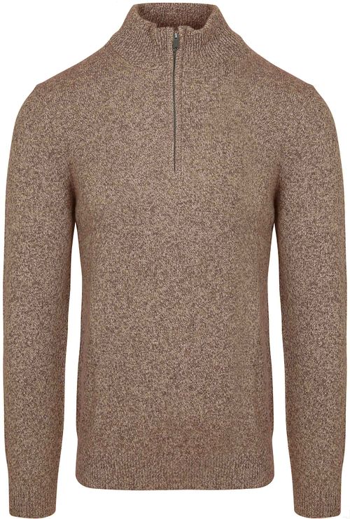 Profuomo Pull-over Col Camionneur Laine D'Agneau Camel Mélangé Product