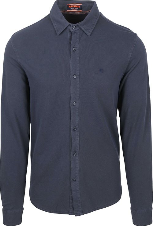 Superdry Shirt Vintage Destroy Pique Sailing Navy Product