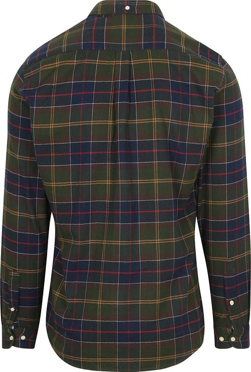 Barbour Kyeloch Shirt Checkered Dark Green Product / Achterkant