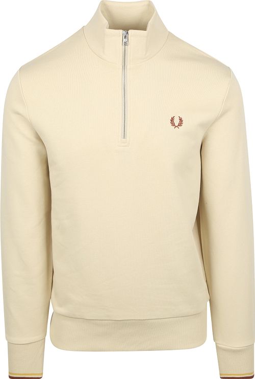 Fred Perry Half Zip Pullover Ecru Product