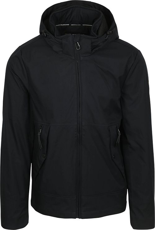 No Excess Jacket Hood Navy Product