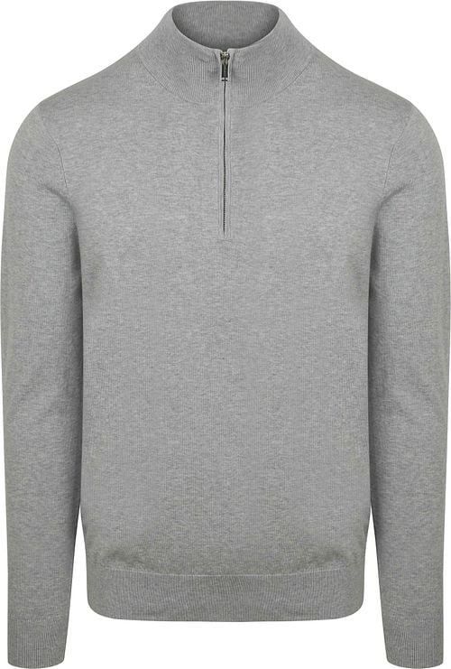 Profuomo Half Zip Pullover Luxury Grey Product