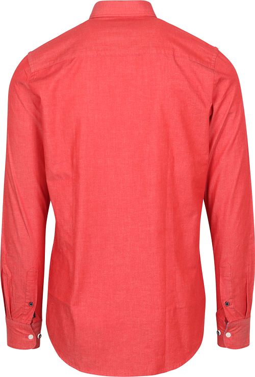 NZA Hemd James Twill Rot Product / Achterkant