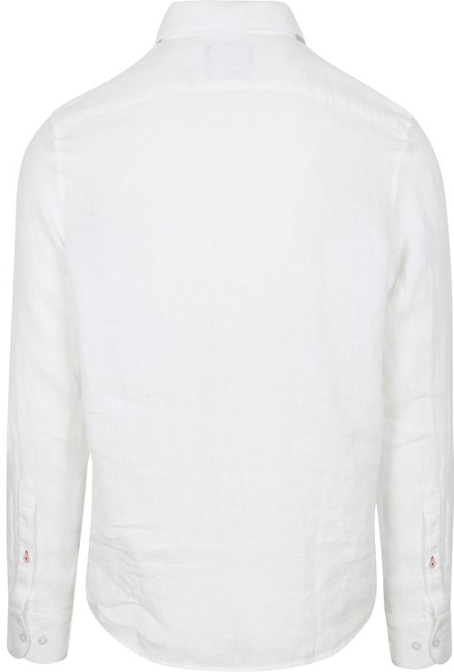 Steppin' Out Shirt Linen White Product / Achterkant