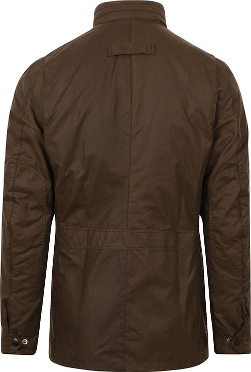 Barbour Corbridge Wachsjacke Braun Product / Achterkant