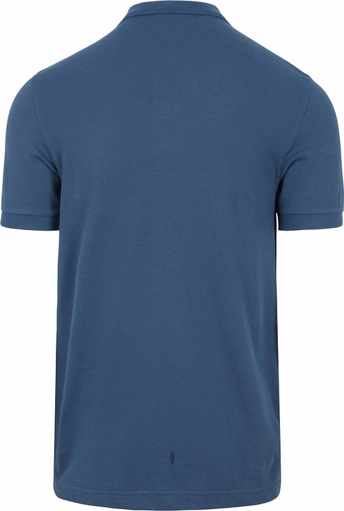 Fred Perry Polo Shirt Plain Mid Blue Product / Achterkant