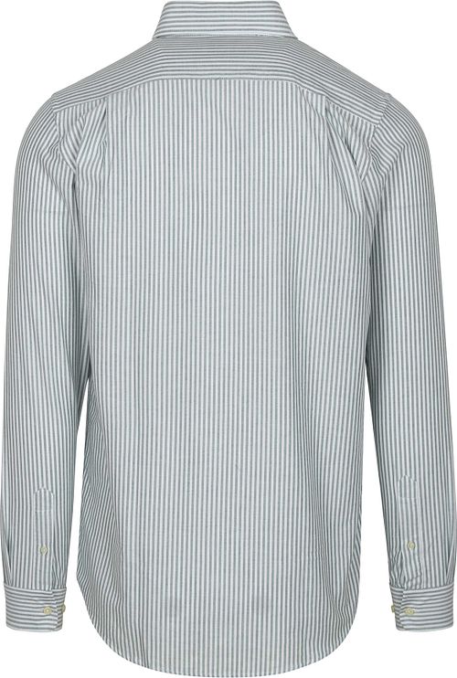 Steppin' Out Hemd Oxford Streep Lichtgroen Product / Achterkant