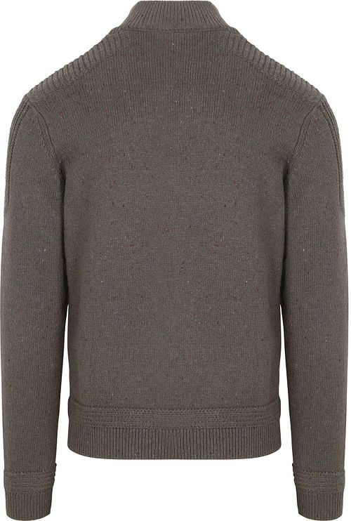 NZA Pullover Mocker Conor Melange Army Grey Product / Achterkant