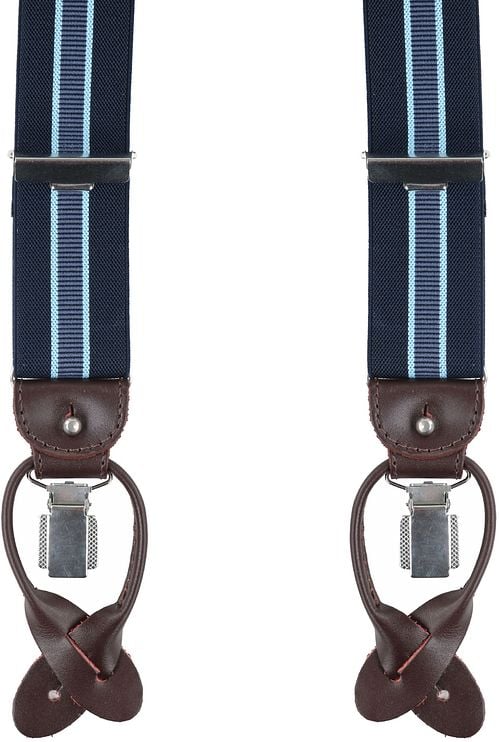 Profuomo Suspenders Navy-Lightblue Product